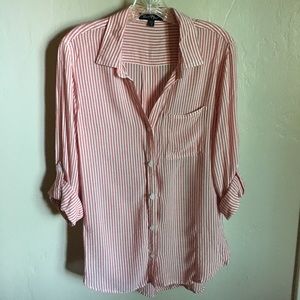 🌸TJ MAXX Pinstripe Shirt